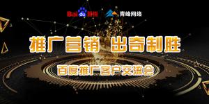 推廣營銷 出奇制勝---百度推廣客戶交流會***成功！